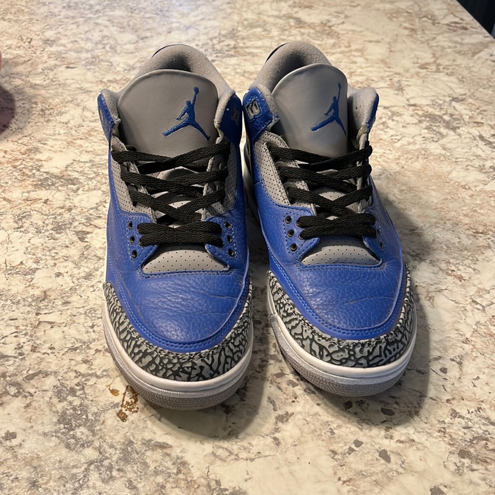 Air Jordan 3 retro sport  blue mens sz 11